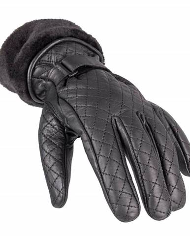 Dámske kožené rukavice W-TEC Stolfa Farba čierna, Veľkosť XL