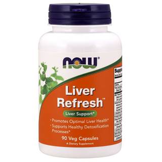 NOW Foods Podpora pečene Liver refresh 90 kaps.