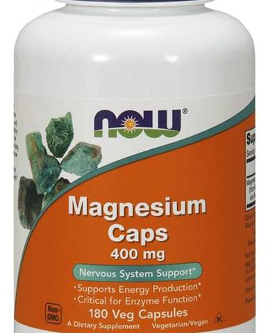 NOW Foods Magnézium 400 mg 180 kaps.