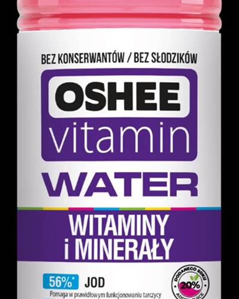 OSHEE OSHEE Vitamínová voda Minerály + vitamíny 555 ml červené hrozno / dragon fruit