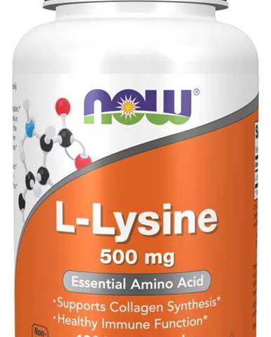 NOW Foods L-Lysine Vegan Caps 100 kaps.