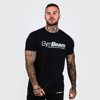 GymBeam Tričko Make Muscles Black  XXXL