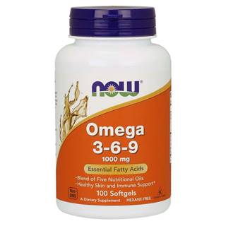 NOW Foods Omega 3-6-9 1000 mg 100 kaps.