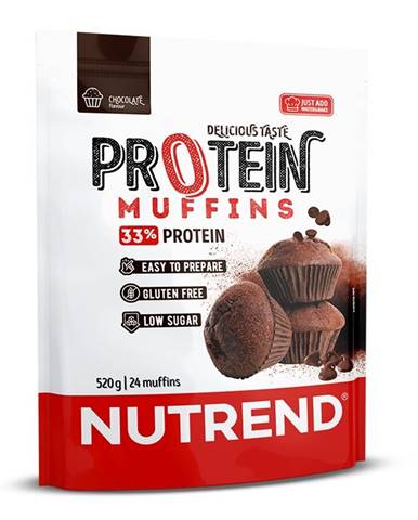 Zmes pre prípravu muffinov Nutrend Protein Muffins 520g čokoláda