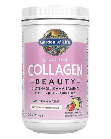Garden of Life Collagen Beauty - jahoda a citrón - Kolagen 270g.