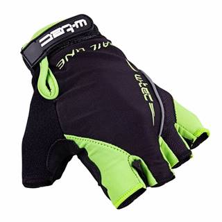 Cyklo rukavice W-TEC Kauzality Farba čierno-zelená, Veľkosť XL