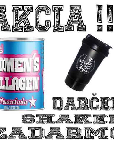 Akcia: Womens Collagen + Šejker Zadarmo - FitBoom 340 g Cherry