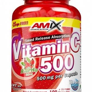 Vitamin C 500 + Rose Hip - Amix 100 + 25 kaps.