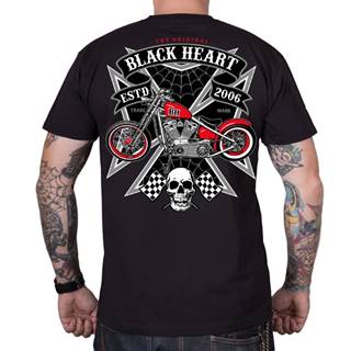 Tričko BLACK HEART Iron čierna - XL