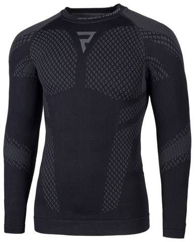 Moto termo tričko Rebelhorn Active II Long Sleeve čierno-šedá - XS/S