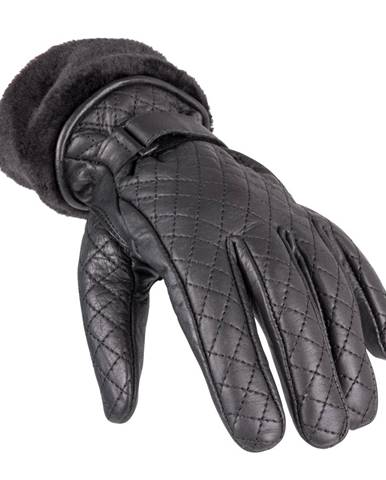 Dámske kožené rukavice W-TEC Stolfa čierna - XL