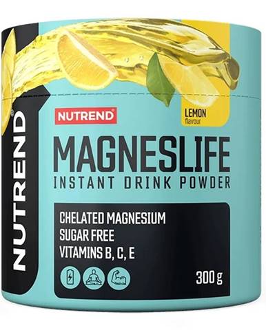 MagnesLife Instant Drink Powder - Nutrend 300 g Lemon