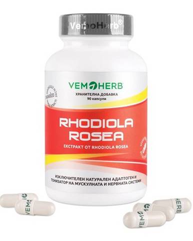Bulgarian Rhodiola Rosea - Vemoherb 90 kaps.