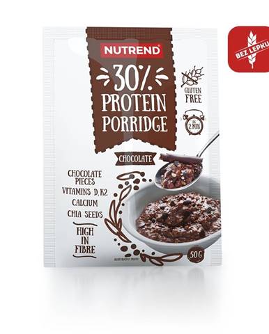 Proteinová ovsená kaša Nutrend Protein Porridge 5x50g čokoláda