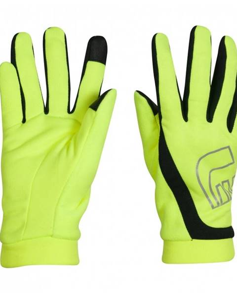 Newline Bežecké rukavice Newline Thermal Gloves Visio neon - XS
