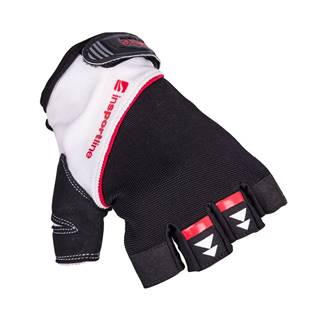 Fitness rukavice inSPORTline Harjot čierno-biela - S