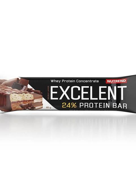 Nutrend Proteínová tyčinka Nutrend Excelent Bar Double, 40 g čokoláda+nugát s brusinkami