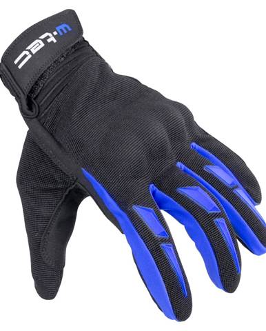 Moto rukavice W-TEC Hirshla GS-9044 modro-čierna - XS