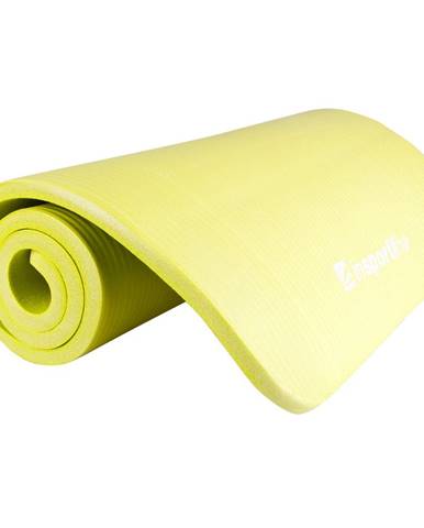 Podložka na cvičenie inSPORTline Fity 140x61x1,5 cm zeleno-žltá