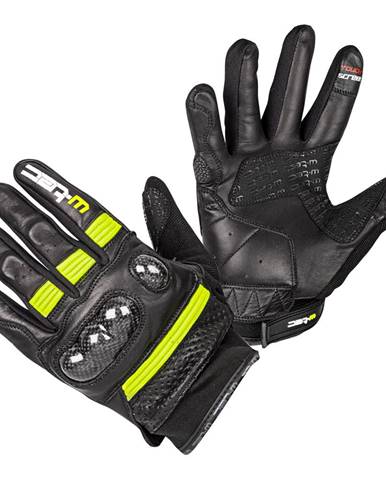 Moto rukavice W-TEC Rushin Black-Fluo Yellow - S
