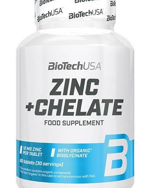 Biotech USA Zinc+Chelate - Biotech USA 60 tbl.