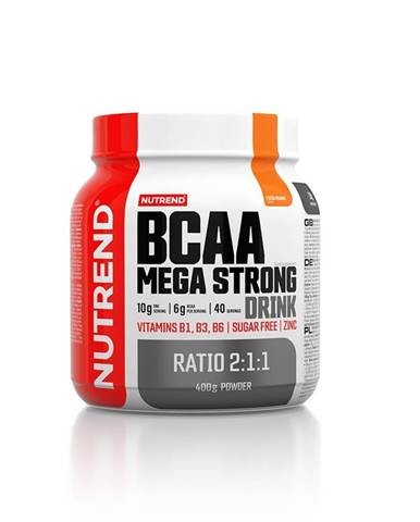 Aminokyseliny Nutrend BCAA Mega Strong Drink (2:1:1) 400g pomaranč