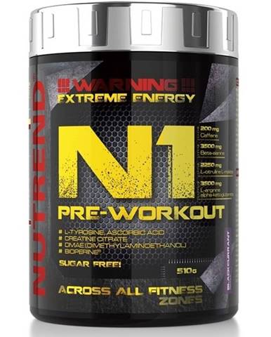N1 Pre-Workout - Nutrend 10 x 17 g Blackcurrant