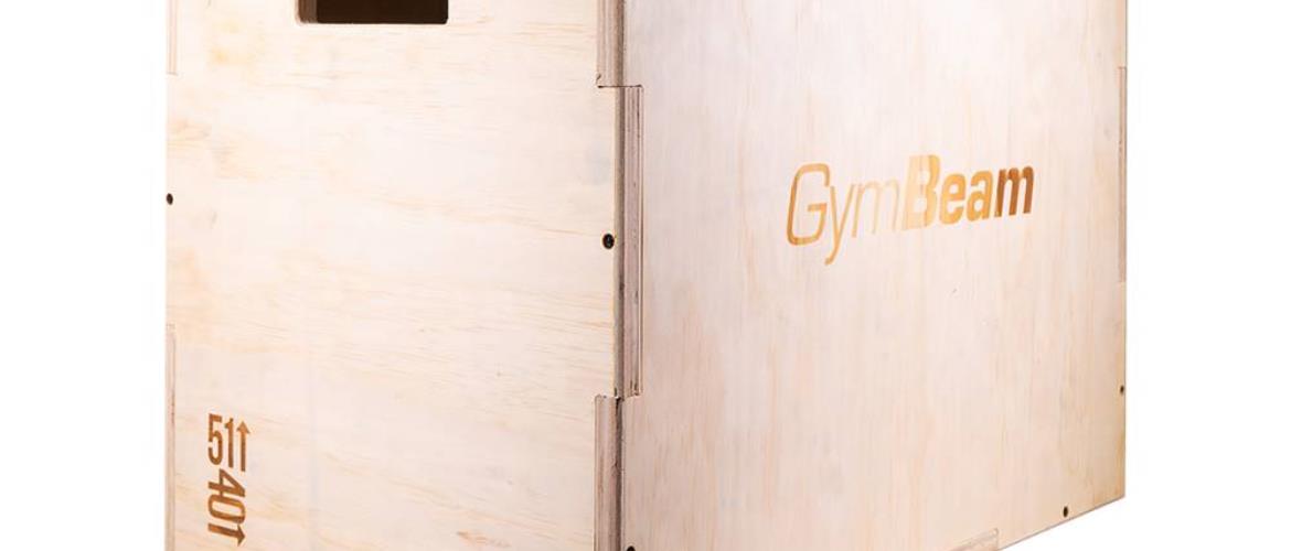 GymBeam Plyometrická bedňa PlyoBox Wood